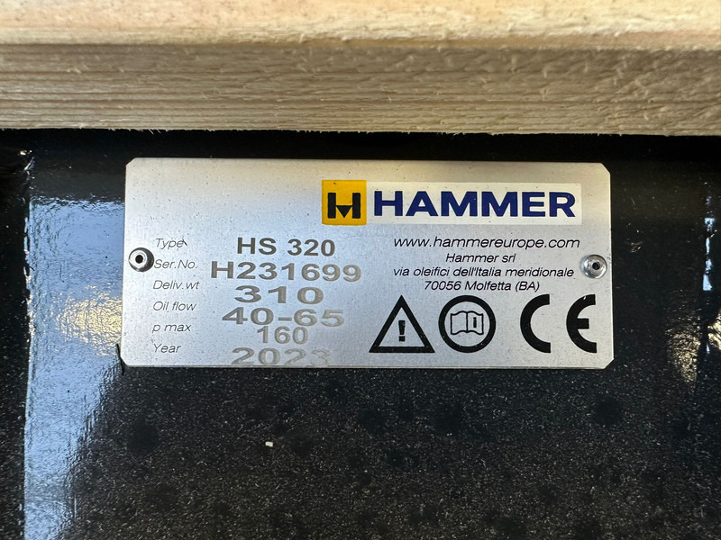 Marteau hydraulique neuf Hammer HS320: photos 9