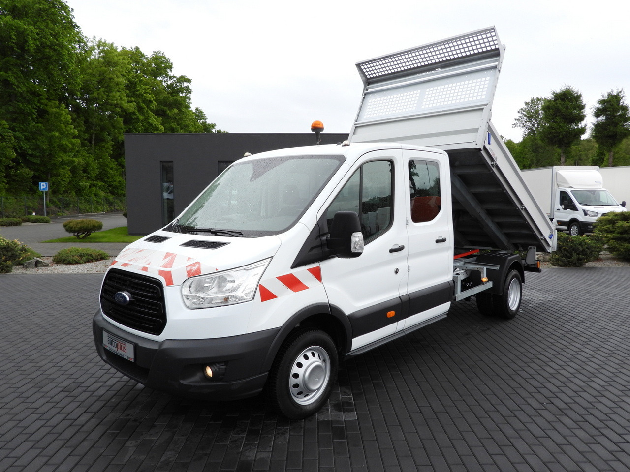 Utilitaire benne FORD TRANSIT TIPPER DOUBLE CABIN DOKA 6 SEATS CRUISE CONTROL AIR CONDITIONING TWIN WHEELS  170HP: photos 17