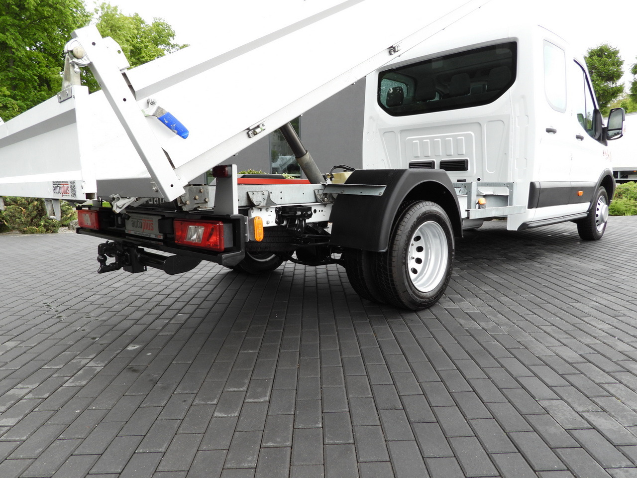 Utilitaire benne FORD TRANSIT TIPPER DOUBLE CABIN DOKA 6 SEATS CRUISE CONTROL AIR CONDITIONING TWIN WHEELS  170HP: photos 25