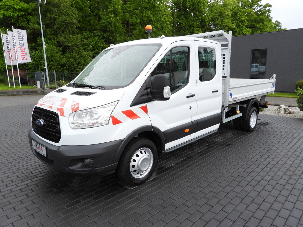 Utilitaire benne FORD TRANSIT TIPPER DOUBLE CABIN DOKA 6 SEATS CRUISE CONTROL AIR CONDITIONING TWIN WHEELS  170HP: photos 6