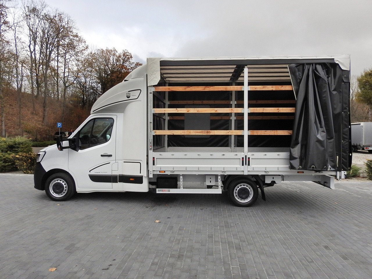 Utilitaire rideaux coulissants (PLSC) RENAULT MASTER TARPAULIN 10 PALLETS WEBASTO CRUISE CONTROL AIR CONDITIONING LED LIGHTS PNEUMATICS  165HP: photos 8