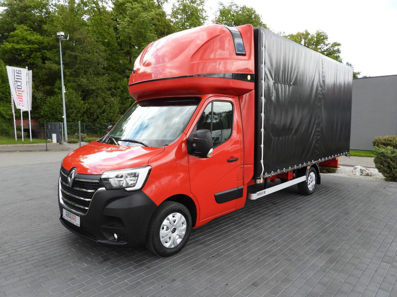 Utilitaire rideaux coulissants (PLSC) Renault MASTER  PRITSCHE PLANE 10 PALETTEN WEBASTO A/C: photos 6