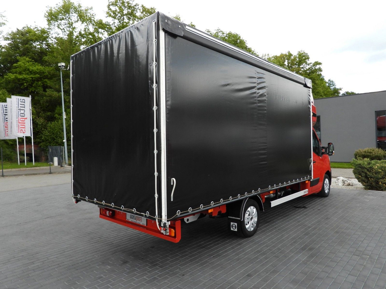 Utilitaire rideaux coulissants (PLSC) Renault MASTER  PRITSCHE PLANE 10 PALETTEN WEBASTO A/C: photos 13