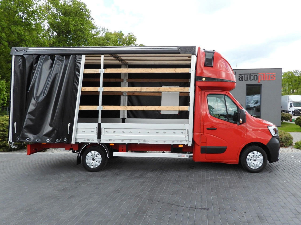 Utilitaire rideaux coulissants (PLSC) Renault MASTER  PRITSCHE PLANE 10 PALETTEN WEBASTO A/C: photos 8