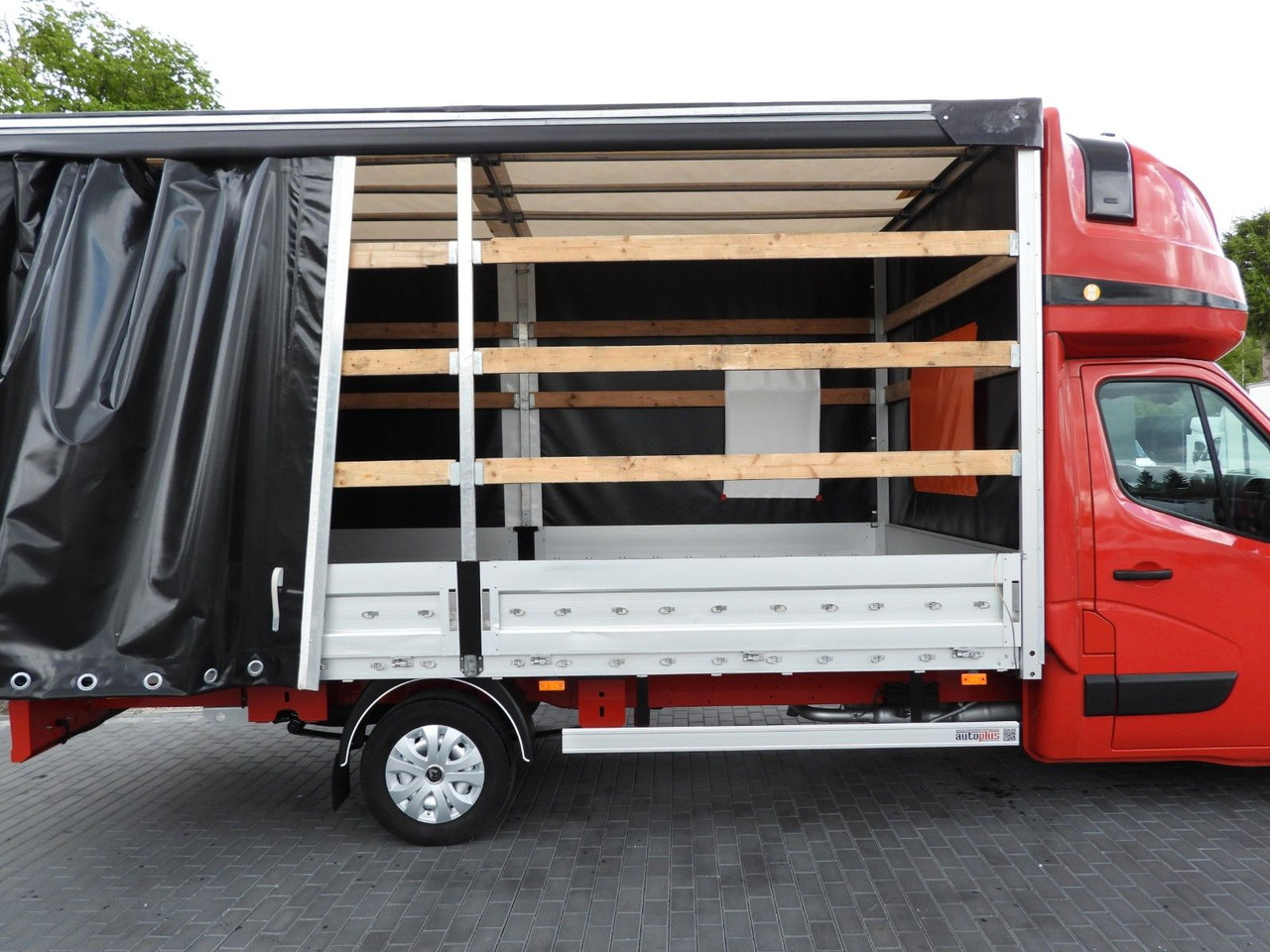 Utilitaire rideaux coulissants (PLSC) Renault MASTER  PRITSCHE PLANE 10 PALETTEN WEBASTO A/C: photos 18