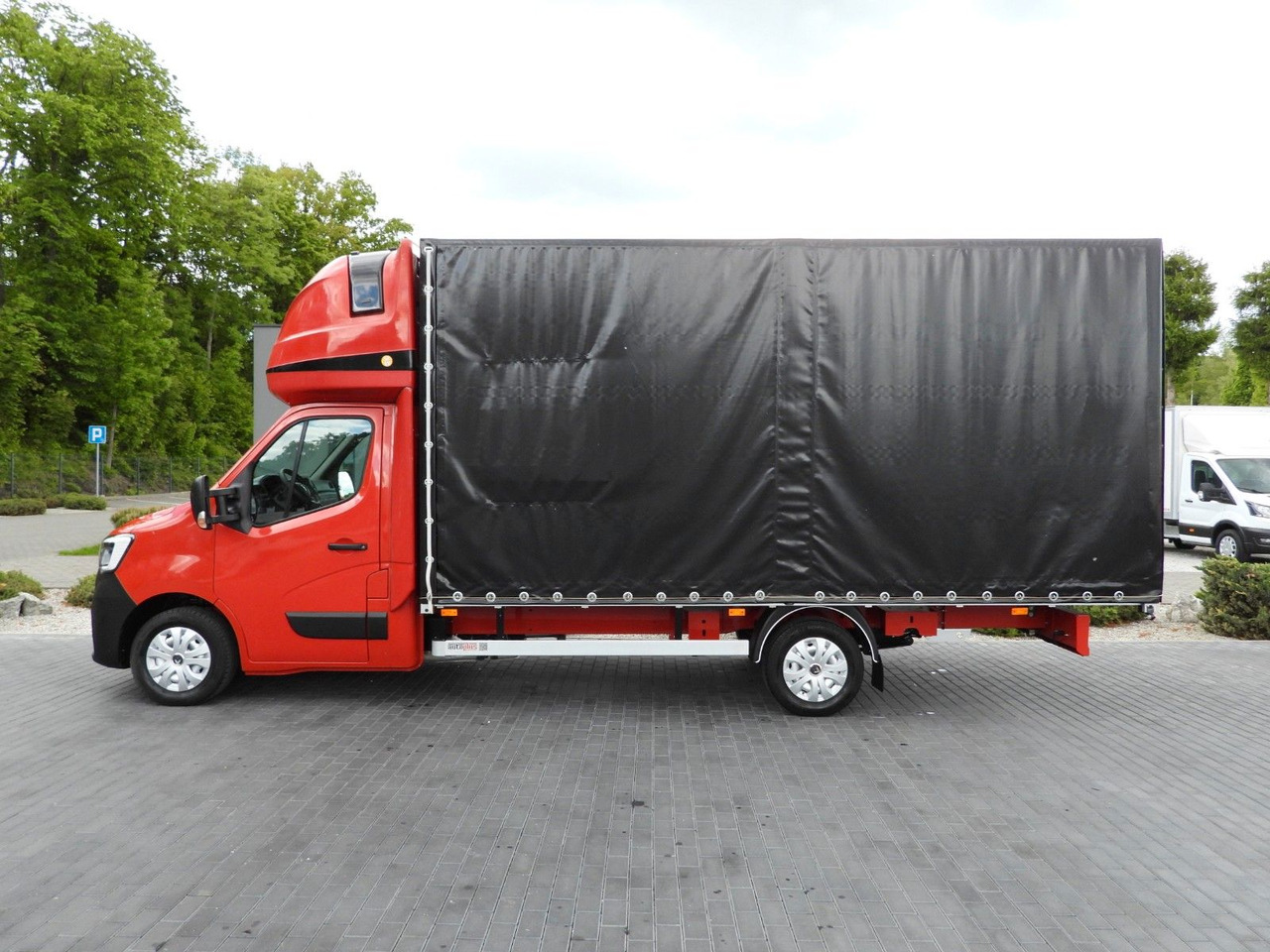 Utilitaire rideaux coulissants (PLSC) Renault MASTER  PRITSCHE PLANE 10 PALETTEN WEBASTO A/C: photos 9