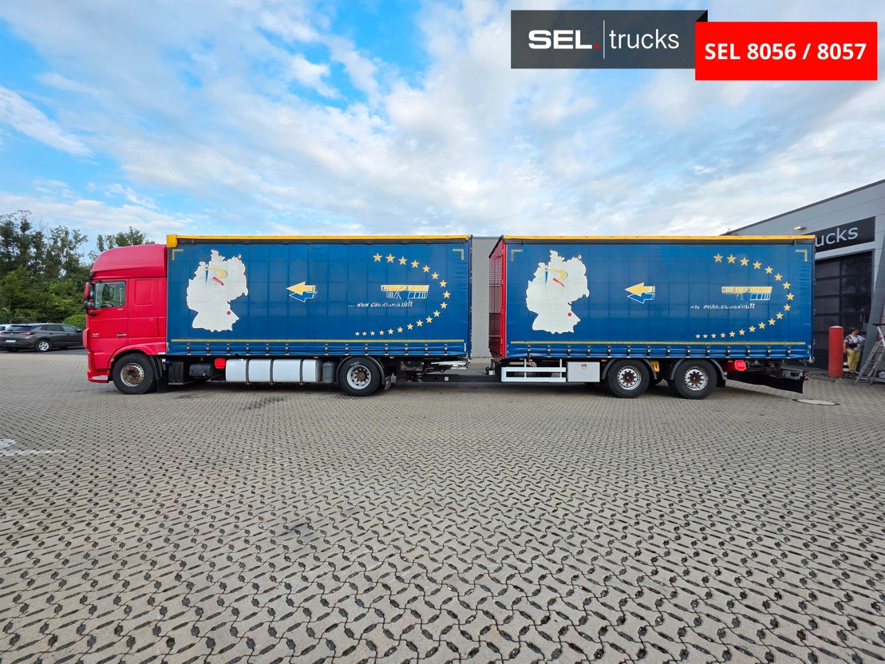 Camion à rideaux coulissants DAF XF 410 / ZF Intarder / Durchladezug: photos 8