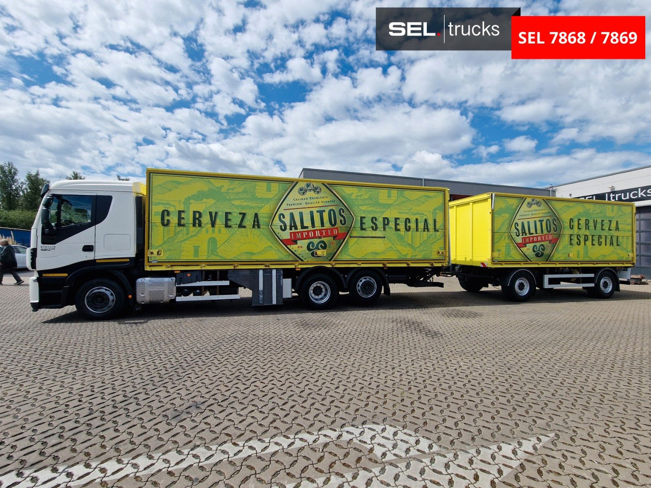 Camion pour le transport de boissons Iveco Stralis 420 / Ldbw / Lenkachse (KOMPLETT): photos 8