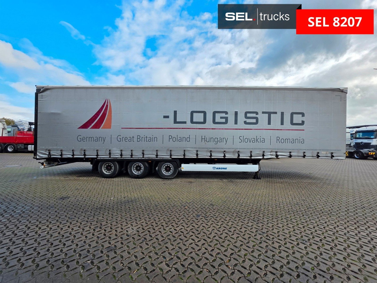 Krone SD / Hubdach / EDSCHA / Liftachse - Semi-remorque rideaux coulissants: photos 4 Krone SD / Hubdach / EDSCHA / Liftachse - Semi-remorque rideaux coulissants: photos 4