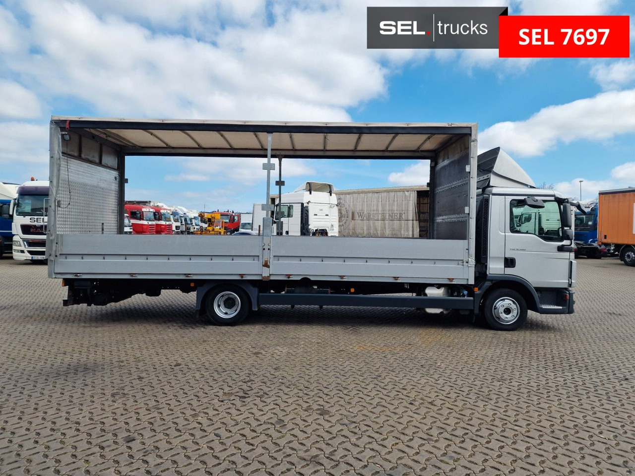 MAN TGL 8.180 4x2 BL / Ladebordwand - Utilitaire rideaux coulissants (PLSC): photos 4 MAN TGL 8.180 4x2 BL / Ladebordwand - Utilitaire rideaux coulissants (PLSC): photos 4