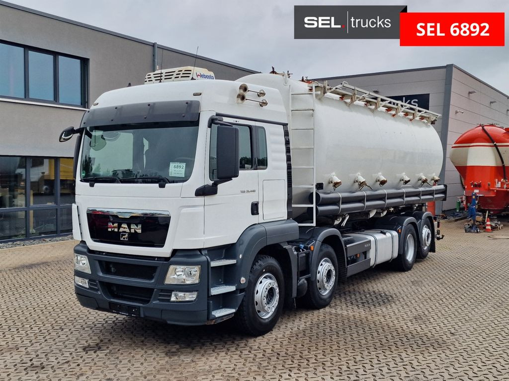 MAN TGS 35.440 8X2-4 BL / SILO / 36m3 /Lenkachse - Camion citerne: photos 2 MAN TGS 35.440 8X2-4 BL / SILO / 36m3 /Lenkachse - Camion citerne: photos 2