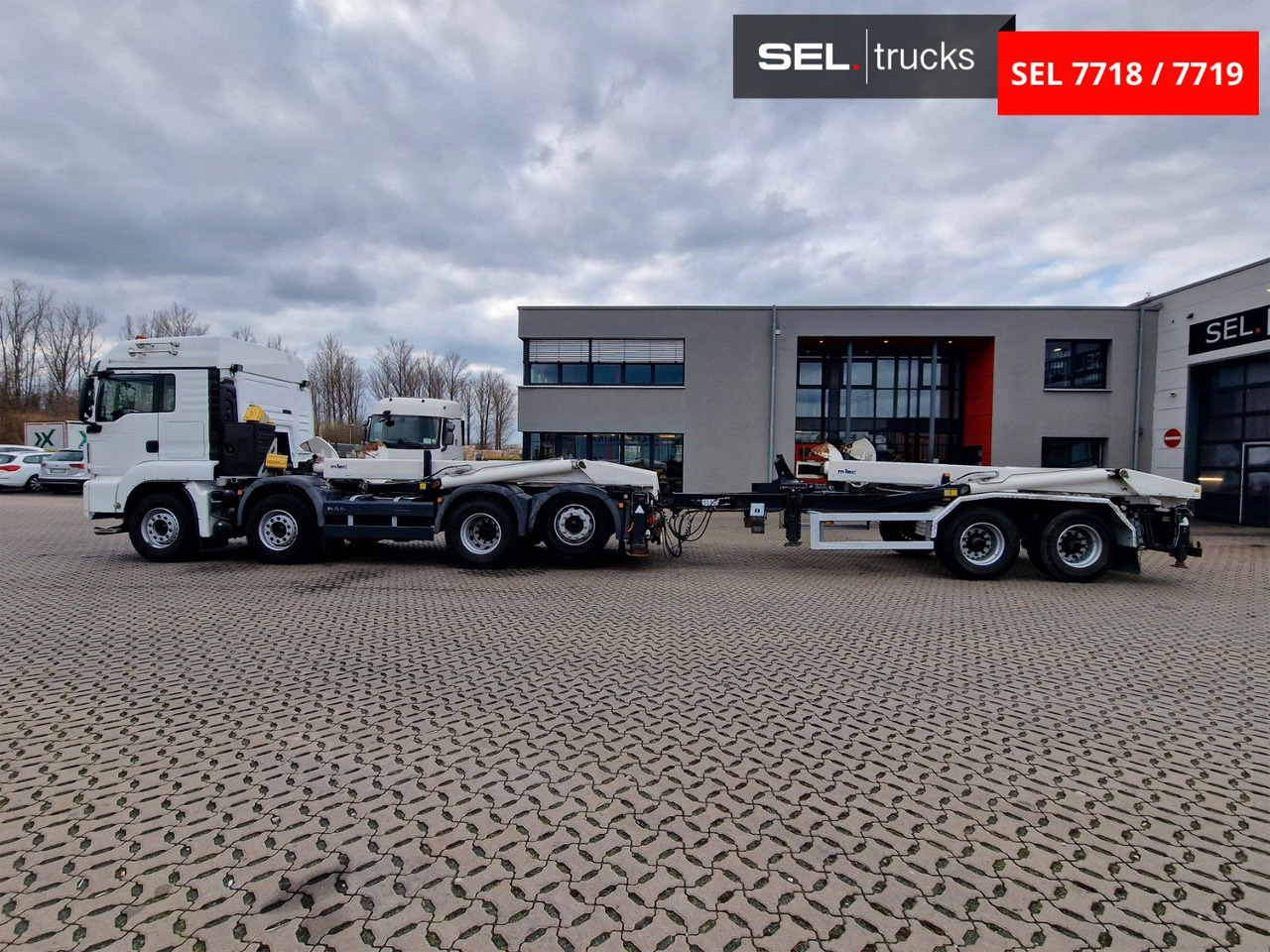 Camion benne MAN TGS 35.500.8X2-6 BL / Silosteller / Lenkachse: photos 8