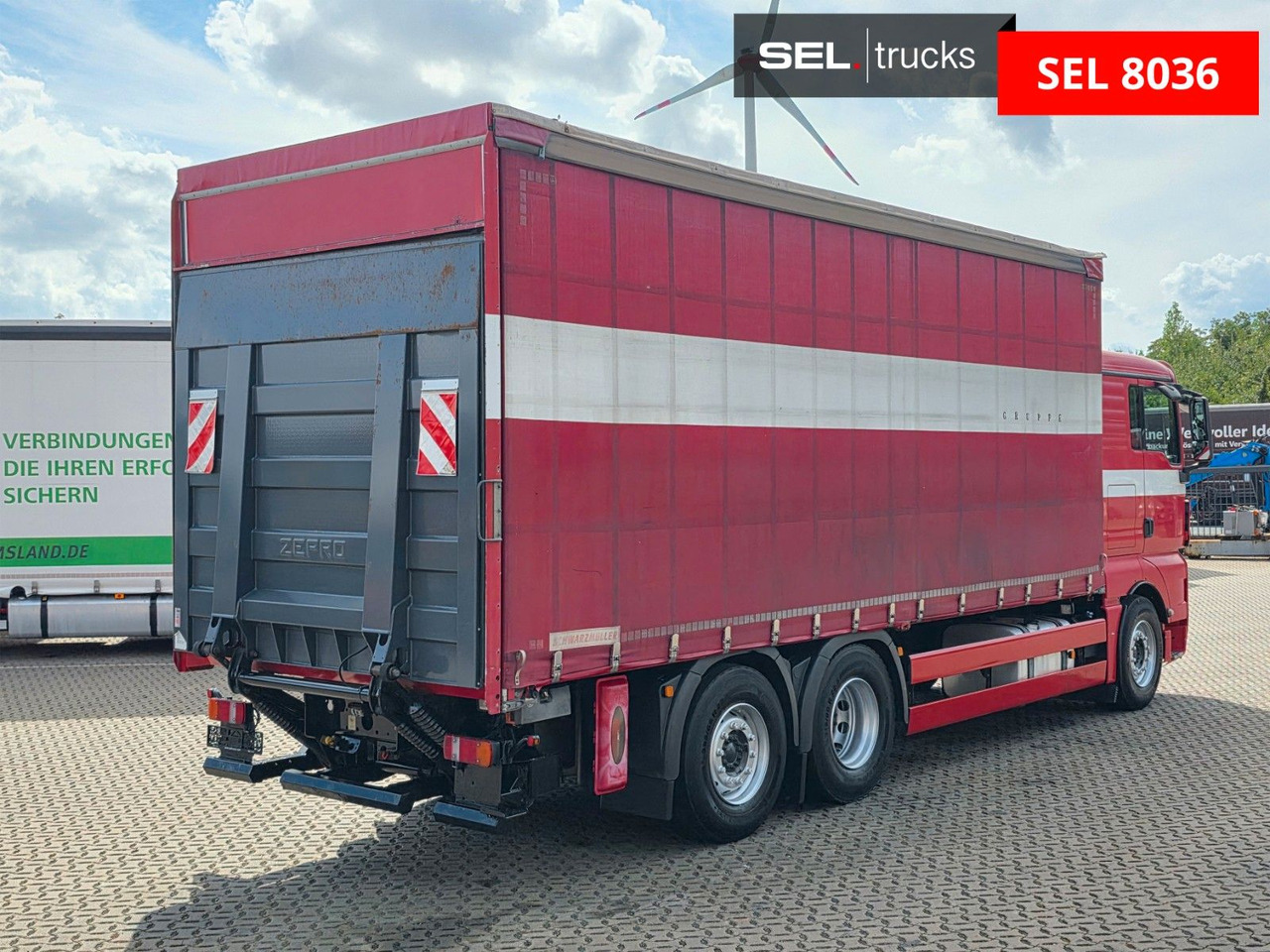 MAN TGX 26.360 6X2-2 LL / Intarder / Ldbw /Lenkachse - Camion à rideaux coulissants: photos 5 MAN TGX 26.360 6X2-2 LL / Intarder / Ldbw /Lenkachse - Camion à rideaux coulissants: photos 5