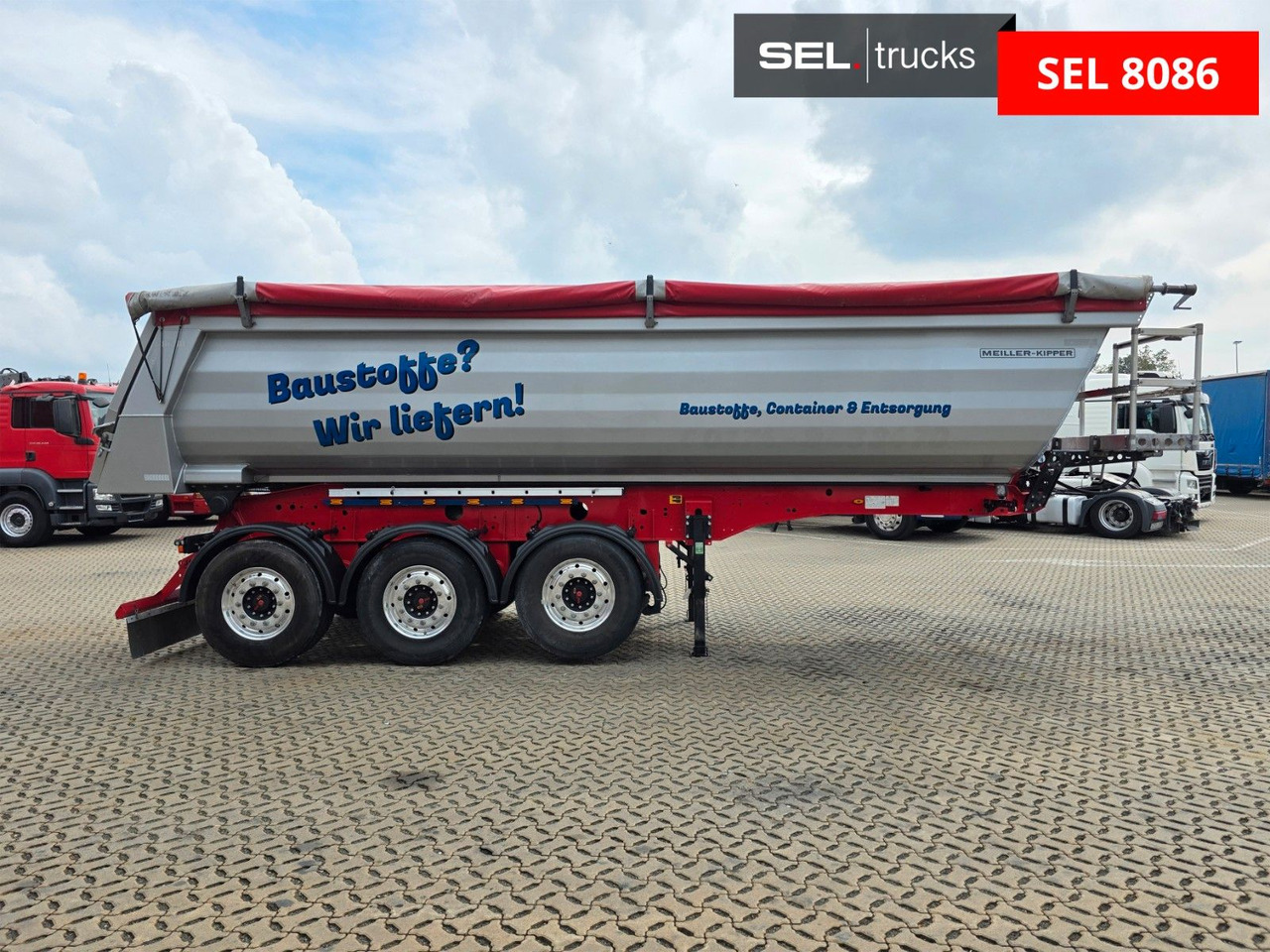 Meiller KISA3 / Alu-Felgen / Liftachse - Semi-remorque benne: photos 5 Meiller KISA3 / Alu-Felgen / Liftachse - Semi-remorque benne: photos 5