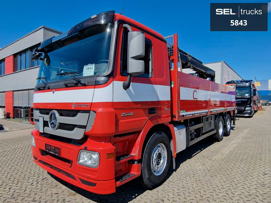 Mercedes-Benz Actros 2546 / HIAB 166K / ADC 4,1t / Lenkachse Mercedes-Benz Actros 2546 / HIAB 166K / ADC 4,1t / Lenkachse - Camion grue, Camion plateau: photos 1 Mercedes-Benz Actros 2546 / HIAB 166K / ADC 4,1t / Lenkachse Mercedes-Benz Actros 2546 / HIAB 166K / ADC 4,1t / Lenkachse - Camion grue, Camion plateau: photos 1