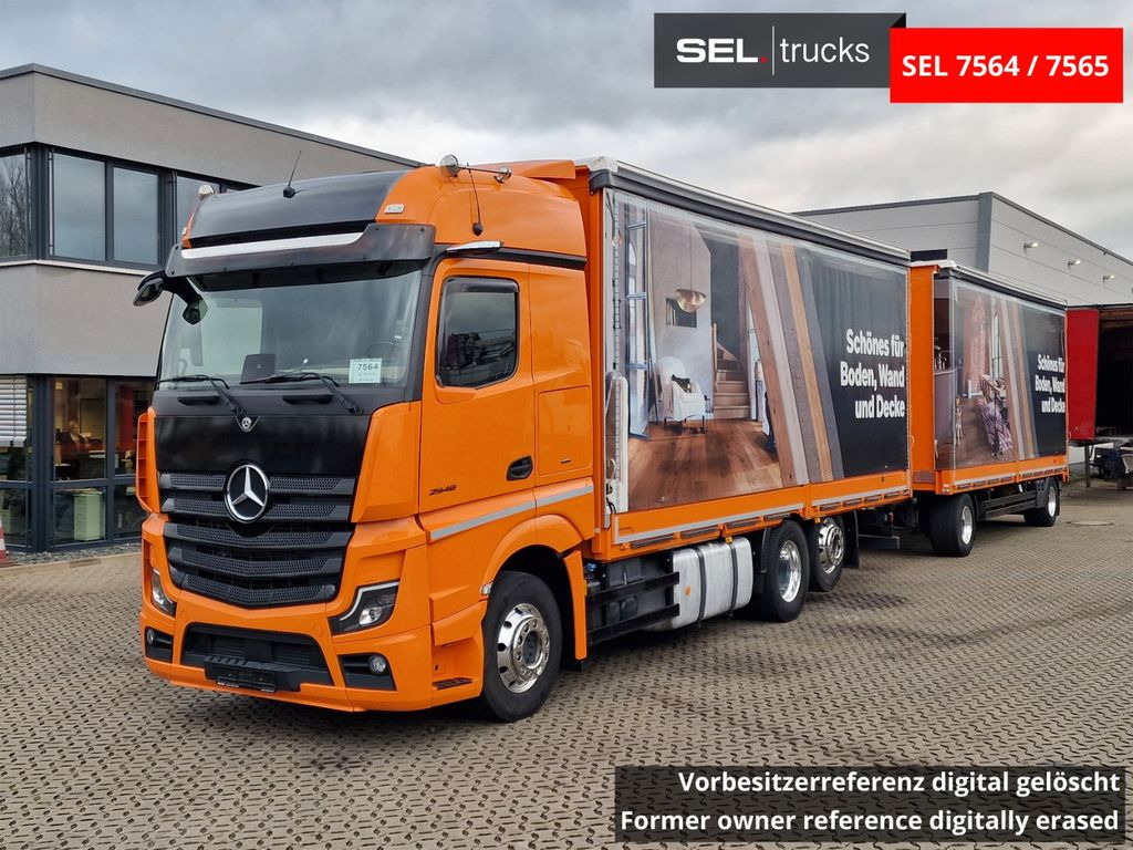 Mercedes-Benz Actros 2548 / Retarder - Camion à rideaux coulissants: photos 1 Mercedes-Benz Actros 2548 / Retarder - Camion à rideaux coulissants: photos 1