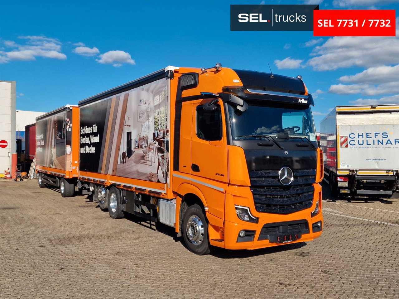 Mercedes-Benz Actros 2548 / Retarder / Aluklappen / 6E - Camion à rideaux coulissants: photos 3 Mercedes-Benz Actros 2548 / Retarder / Aluklappen / 6E - Camion à rideaux coulissants: photos 3