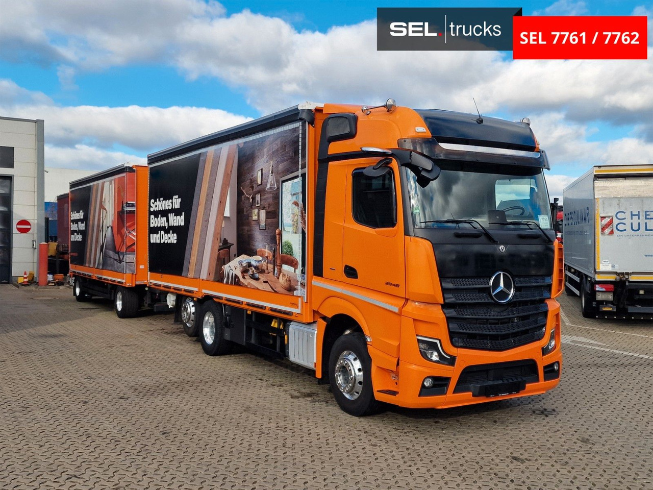 Mercedes-Benz Actros 2548 / Retarder / Euro 6E / Aluklappen - Camion à rideaux coulissants: photos 3 Mercedes-Benz Actros 2548 / Retarder / Euro 6E / Aluklappen - Camion à rideaux coulissants: photos 3