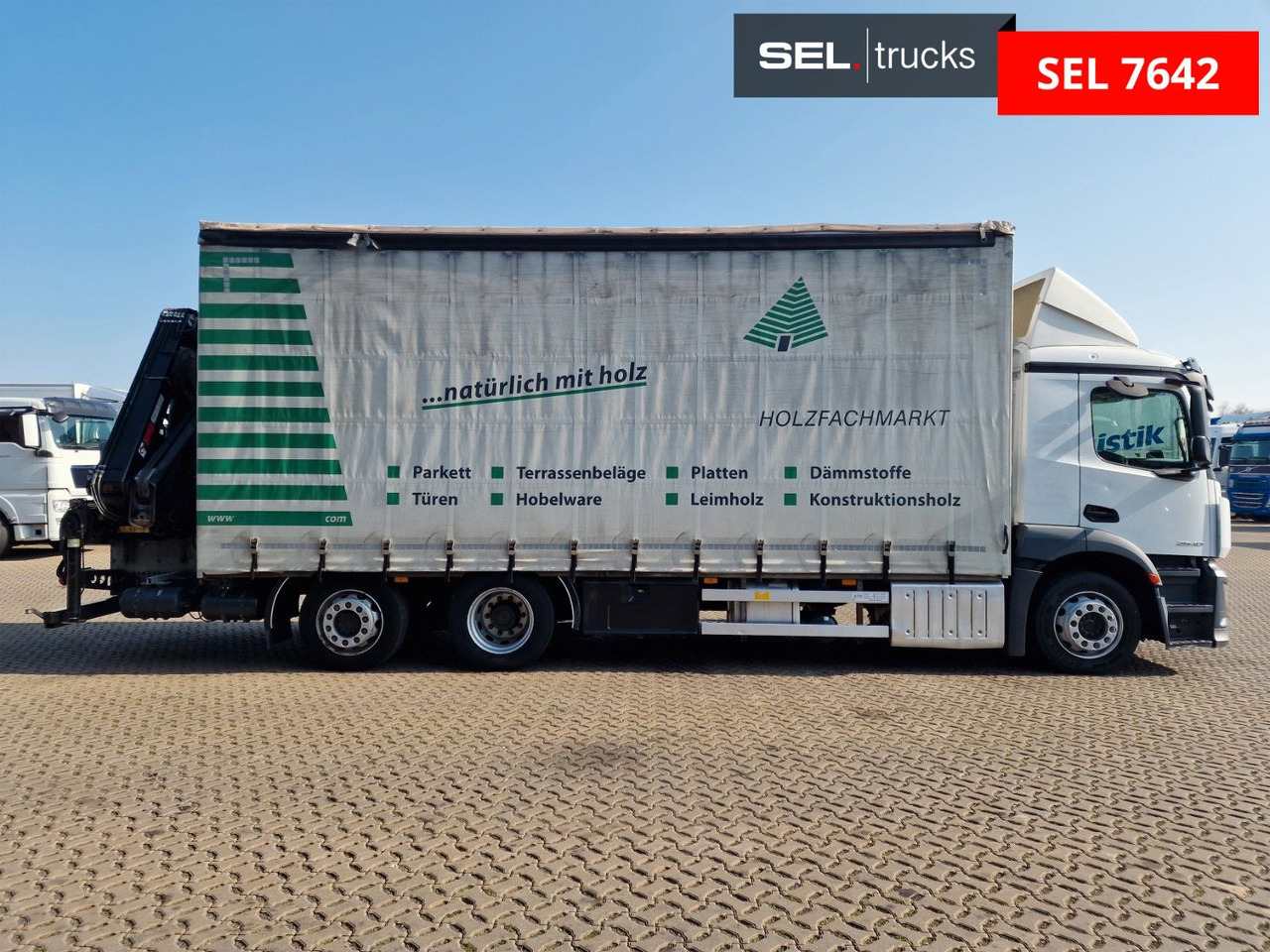 Mercedes-Benz Antos 2540 / Fernbedienung / Lenkachse - Camion grue: photos 5 Mercedes-Benz Antos 2540 / Fernbedienung / Lenkachse - Camion grue: photos 5