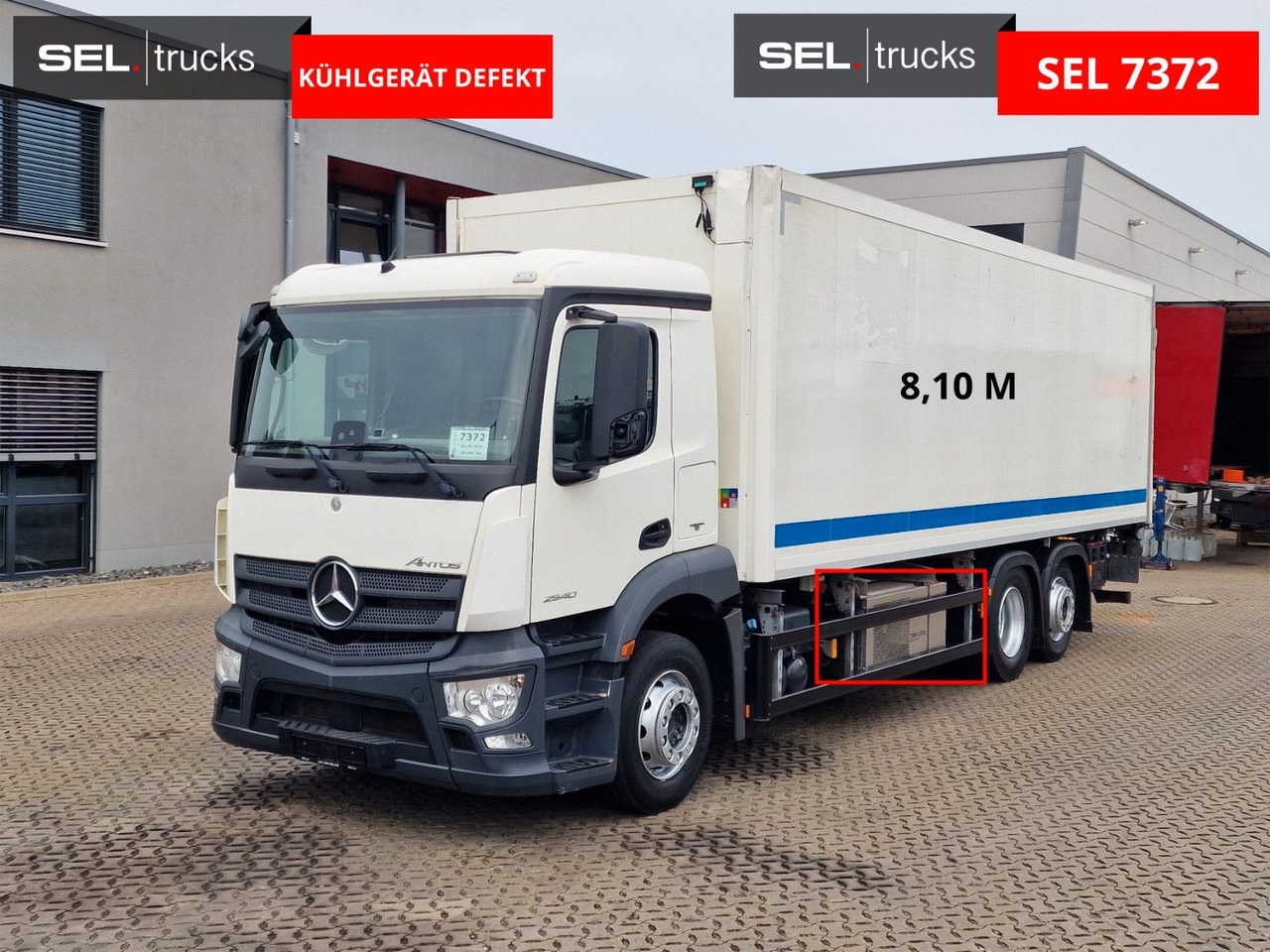 Mercedes-Benz Antos 2540 / Ladebordwand / Lenkachse /Liftachse - Camion fourgon: photos 2 Mercedes-Benz Antos 2540 / Ladebordwand / Lenkachse /Liftachse - Camion fourgon: photos 2