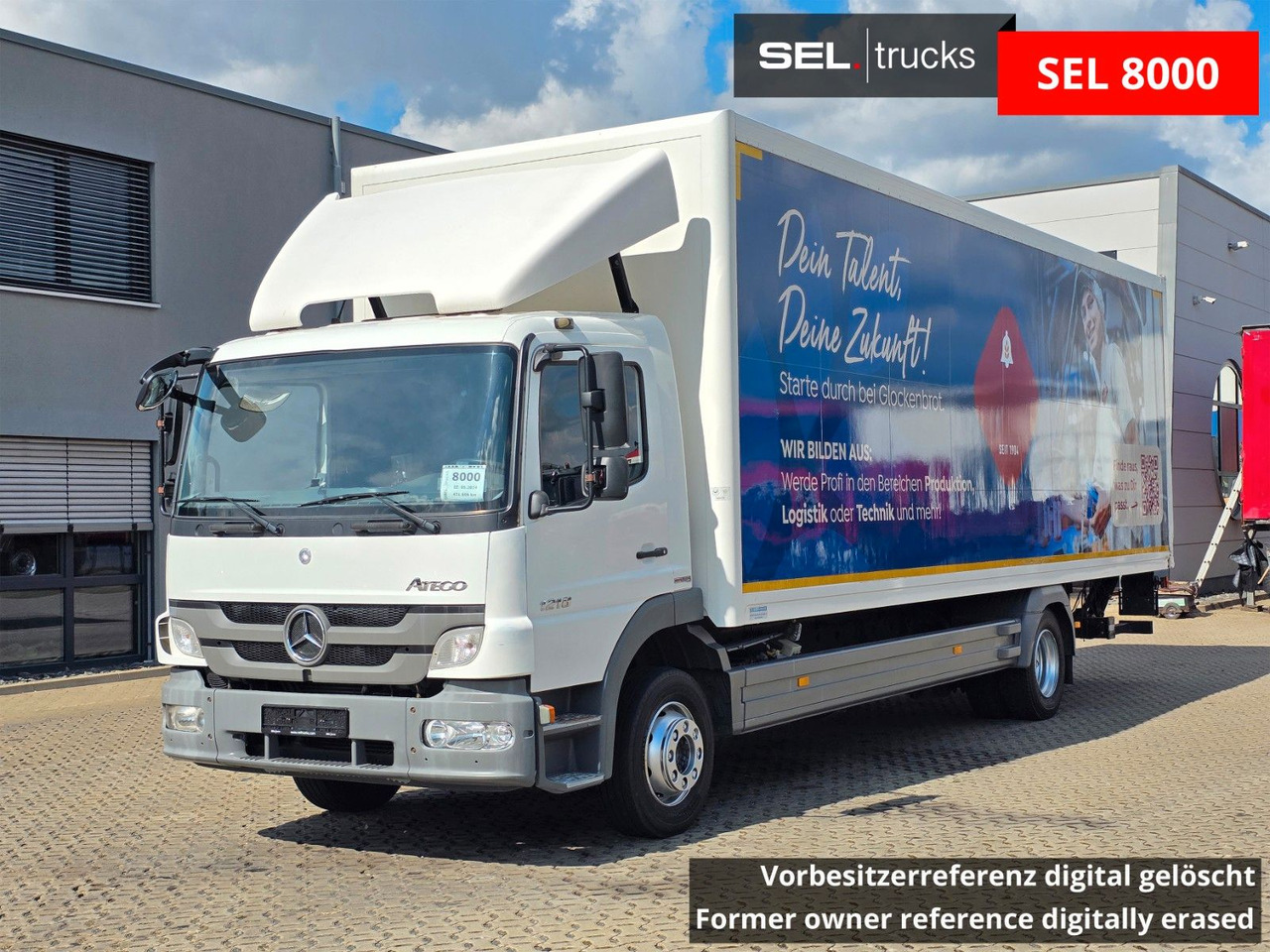 Mercedes-Benz Atego 1218 / Ladebordwand - Camion fourgon: photos 1 Mercedes-Benz Atego 1218 / Ladebordwand - Camion fourgon: photos 1