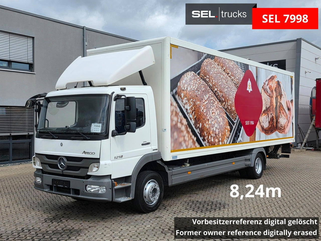 Mercedes-Benz Atego 1218 / Ladebordwand / Rückfahrkam. / 8,24m - Camion fourgon: photos 1 Mercedes-Benz Atego 1218 / Ladebordwand / Rückfahrkam. / 8,24m - Camion fourgon: photos 1