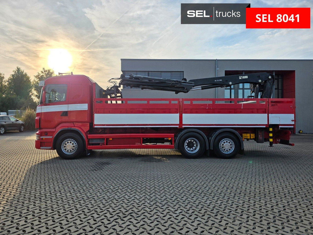 Camion grue Scania R400 LB6X2*4HNB / Retarder / HIAB / Lenkachse: photos 8