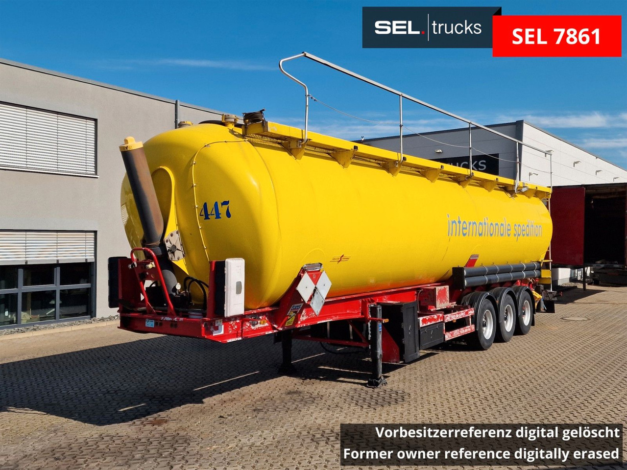 Spitzer SK 2766 CAL GGVS / Kippsilo / 66 m3 / ADR ATDR A - Citerne pulvérulente: photos 1 Spitzer SK 2766 CAL GGVS / Kippsilo / 66 m3 / ADR ATDR A - Citerne pulvérulente: photos 1