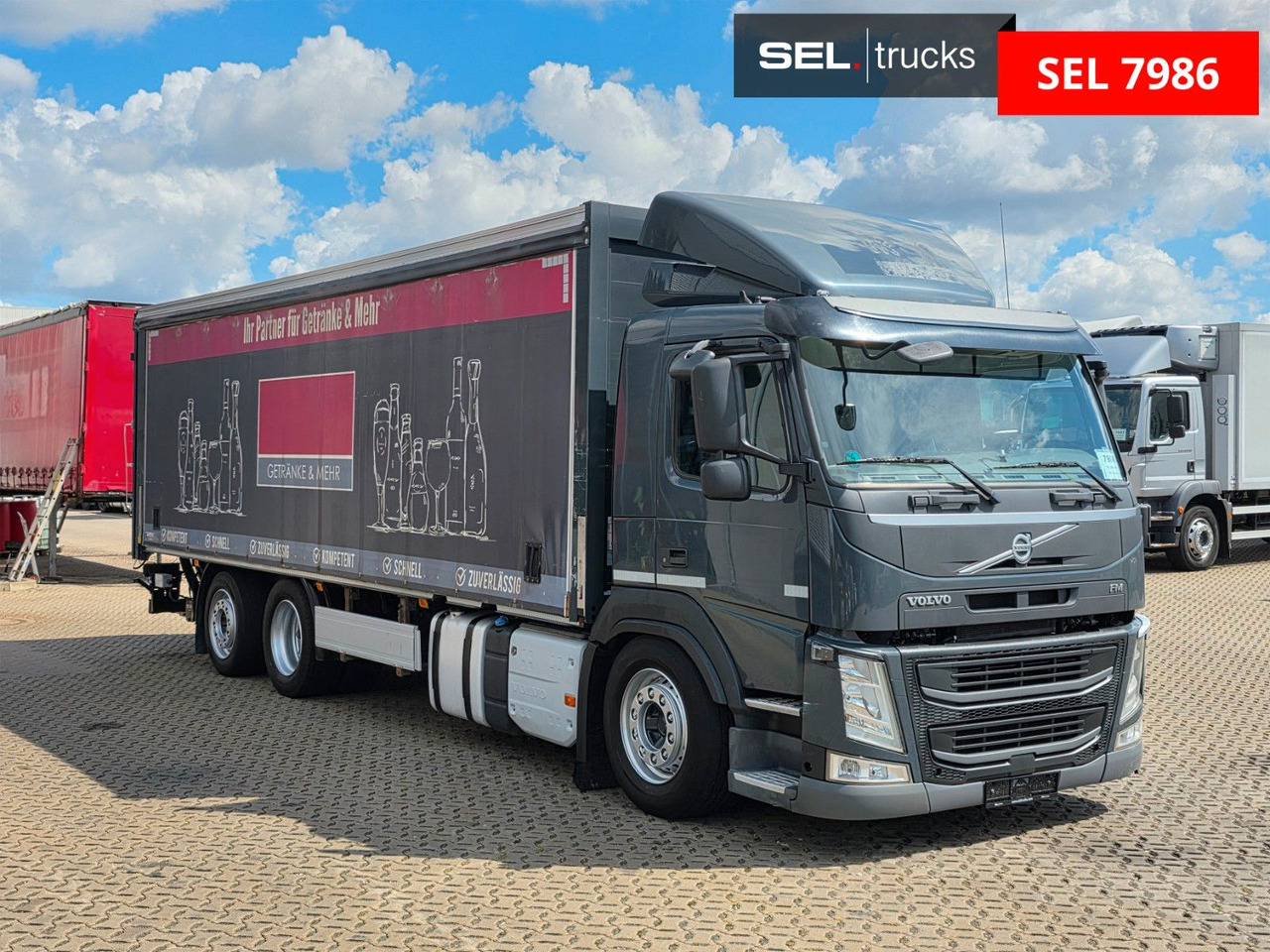 Volvo FM 410 / Ladebordwand / Lenkachse / Liftachse - Camion à rideaux coulissants: photos 3 Volvo FM 410 / Ladebordwand / Lenkachse / Liftachse - Camion à rideaux coulissants: photos 3