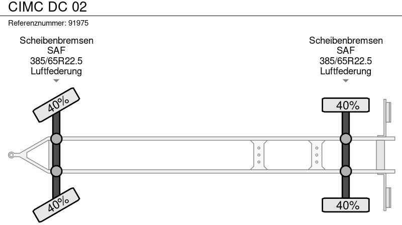 Remorque porte-conteneur/ Caisse mobile CIMC DC 02: photos 11 Remorque porte-conteneur/ Caisse mobile CIMC DC 02: photos 11