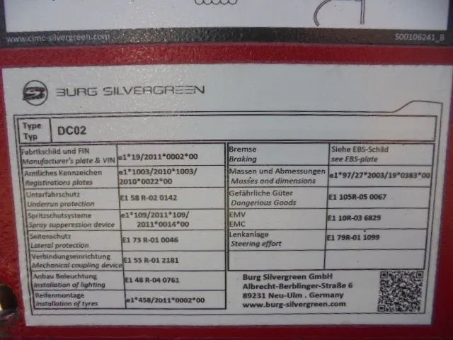 Remorque porte-conteneur/ Caisse mobile CIMC DC 02: photos 6 Remorque porte-conteneur/ Caisse mobile CIMC DC 02: photos 6