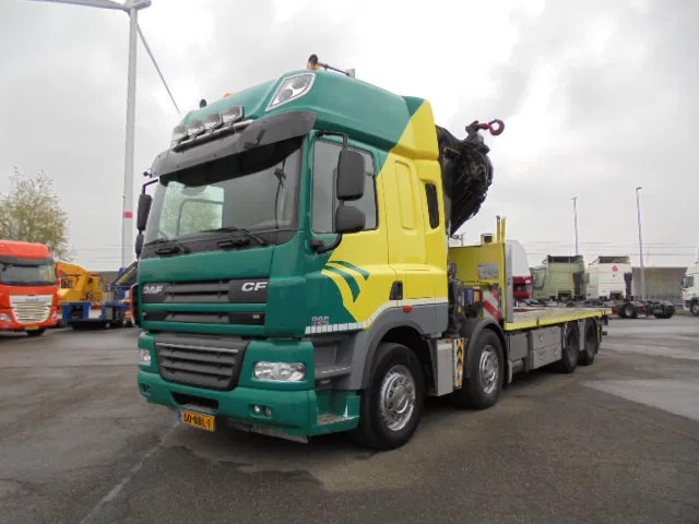 Camion plateau, Camion grue DAF FAD 85-460 8X4: photos 12