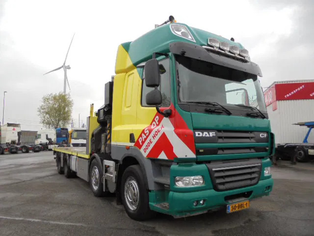 Camion plateau, Camion grue DAF FAD 85-460 8X4: photos 14