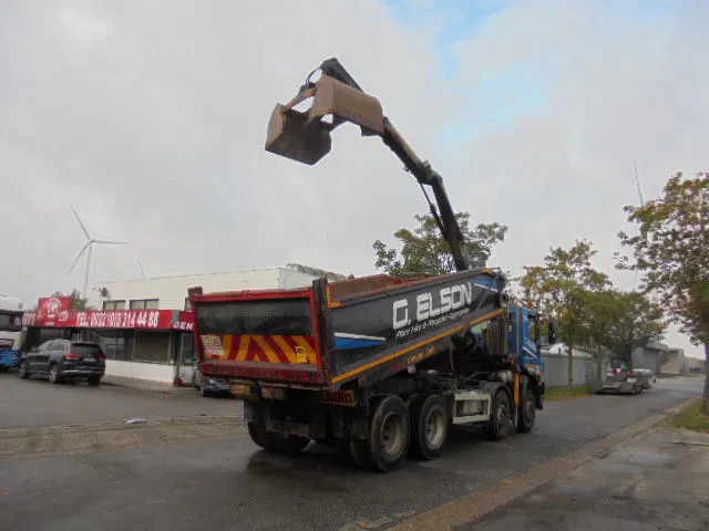 Camion benne, Camion grue Iveco AD340T36 8X4: photos 9