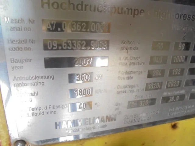 Camion hydrocureur Mercedes-Benz Axor 2540 + HAMMELMAN DEUTZ: photos 15