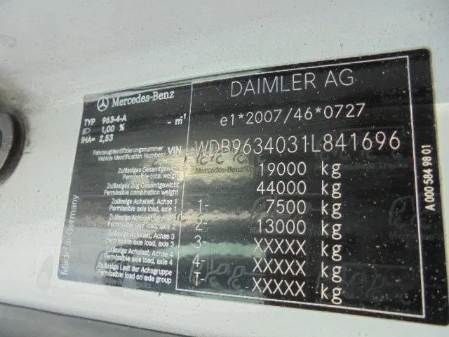 Tracteur routier Mercedes-Benz Actros 1842: photos 19 Tracteur routier Mercedes-Benz Actros 1842: photos 19