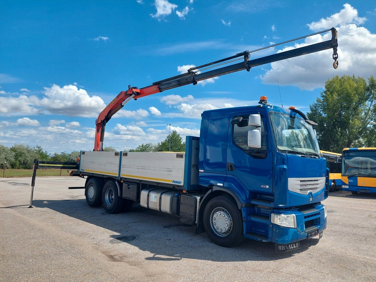 Renault Premium DXI R450.26 HR Palfinger PK 15.500 - Camion plateau, Camion grue: photos 2 Renault Premium DXI R450.26 HR Palfinger PK 15.500 - Camion plateau, Camion grue: photos 2