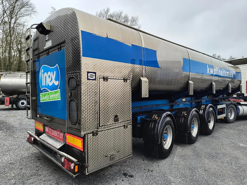 Mafa INSULATED INOX TANK 29000L 3 COMP - PUMP/COUNTER - 2 STEERING AXLES - Semi-remorque citerne: photos 5 Mafa INSULATED INOX TANK 29000L 3 COMP - PUMP/COUNTER - 2 STEERING AXLES - Semi-remorque citerne: photos 5