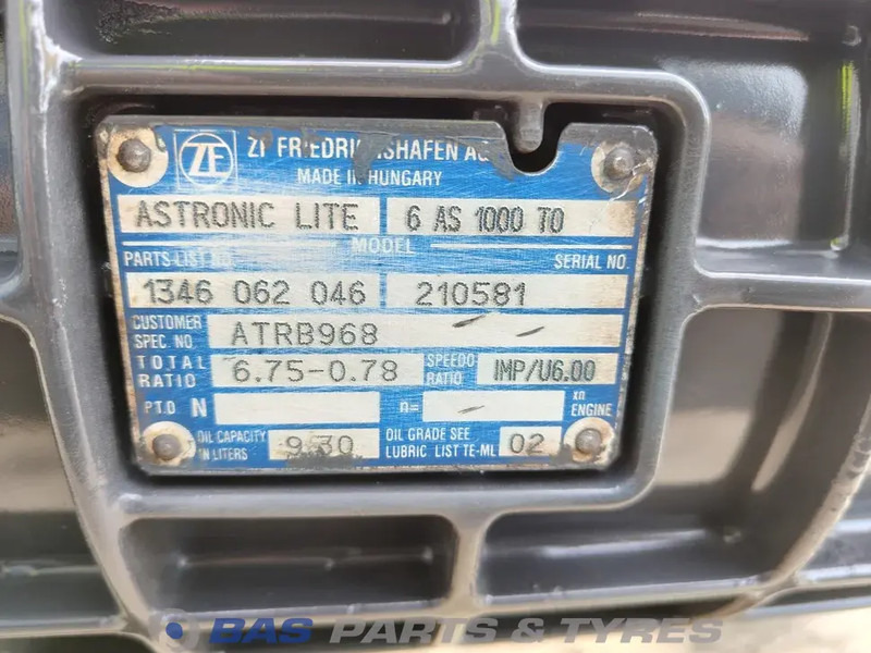 ZF DAF 6AS1000 TO Versnellingsbak 6AS1000 TO - Boîte de vitesse pour Camion: photos 5 ZF DAF 6AS1000 TO Versnellingsbak 6AS1000 TO - Boîte de vitesse pour Camion: photos 5