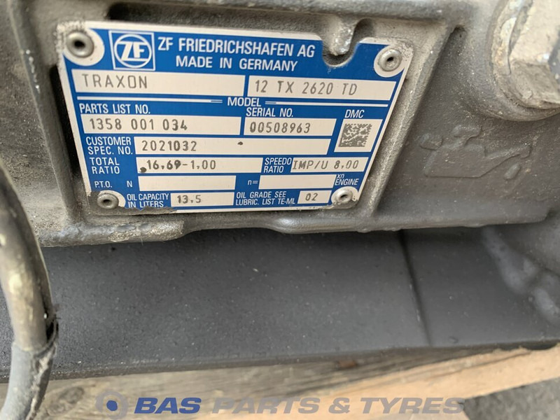 ZF XF106 DAF 12TX2620 TD TraXon Versnellingsbak 2185317 - Boîte de vitesse pour Camion: photos 5 ZF XF106 DAF 12TX2620 TD TraXon Versnellingsbak 2185317 - Boîte de vitesse pour Camion: photos 5