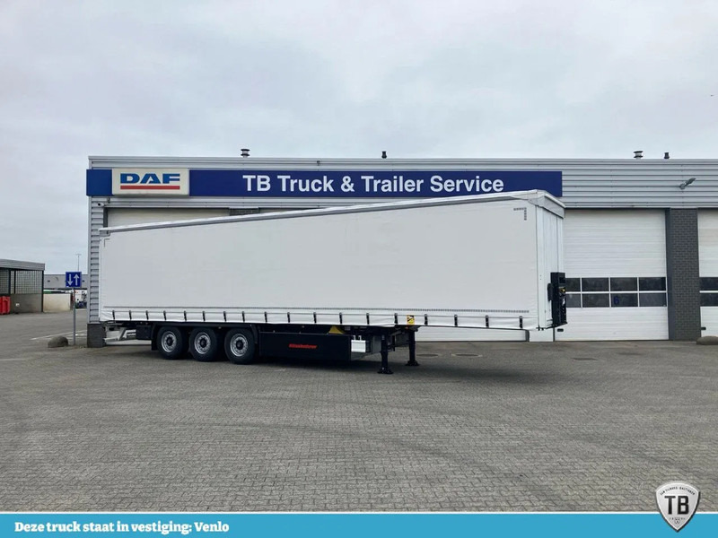 Kässbohrer SCS X+ / 90 - 12 / 27 Schuifzeilen multiplex vloer met palletkist 30 Europallets - Semi-remorque rideaux coulissants: photos 1 Kässbohrer SCS X+ / 90 - 12 / 27 Schuifzeilen multiplex vloer met palletkist 30 Europallets - Semi-remorque rideaux coulissants: photos 1