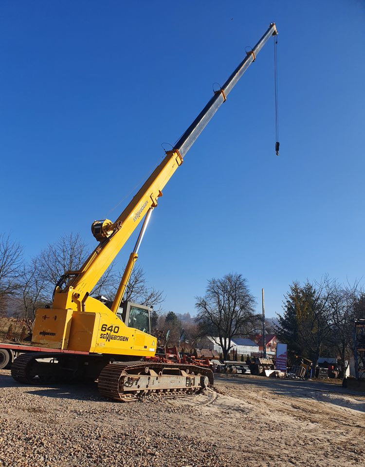Dźwigi, żurawie, podnośniki Sennebogen 640RH Dźwig 40t 30m - Grue sur chenilles: photos 2 Dźwigi, żurawie, podnośniki Sennebogen 640RH Dźwig 40t 30m - Grue sur chenilles: photos 2