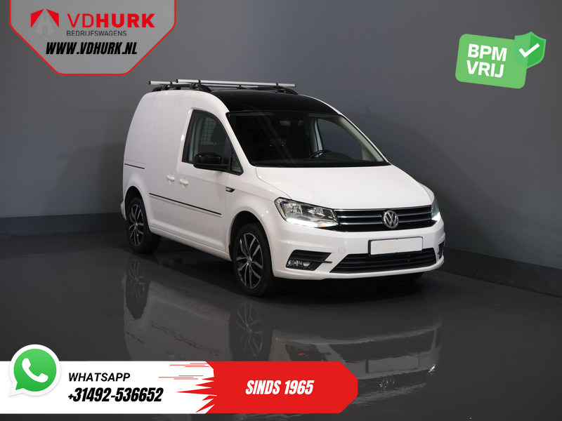 Volkswagen Caddy 2.0 TDI 100 pk DSG Aut. BPM VRIJ! Edition 35 Carplay/ Stoelverw./ Standkachel/ Cruise/ Airco/ PDC/ LMV/ Dakdragers/ Trekhaak/ In - Fourgon utilitaire: photos 1 Volkswagen Caddy 2.0 TDI 100 pk DSG Aut. BPM VRIJ! Edition 35 Carplay/ Stoelverw./ Standkachel/ Cruise/ Airco/ PDC/ LMV/ Dakdragers/ Trekhaak/ In - Fourgon utilitaire: photos 1