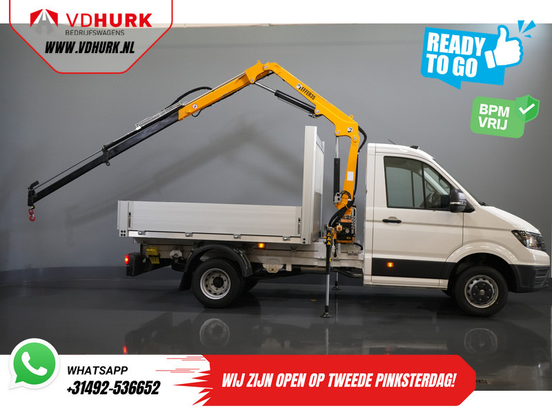 Volkswagen Crafter 50 165 pk Effer 352S Kraan/ Crane/ Kran/ Autokran/ PTO/ Open laadbak/ Dubbel Lucht - Utilitaire plateau: photos 2 Volkswagen Crafter 50 165 pk Effer 352S Kraan/ Crane/ Kran/ Autokran/ PTO/ Open laadbak/ Dubbel Lucht - Utilitaire plateau: photos 2