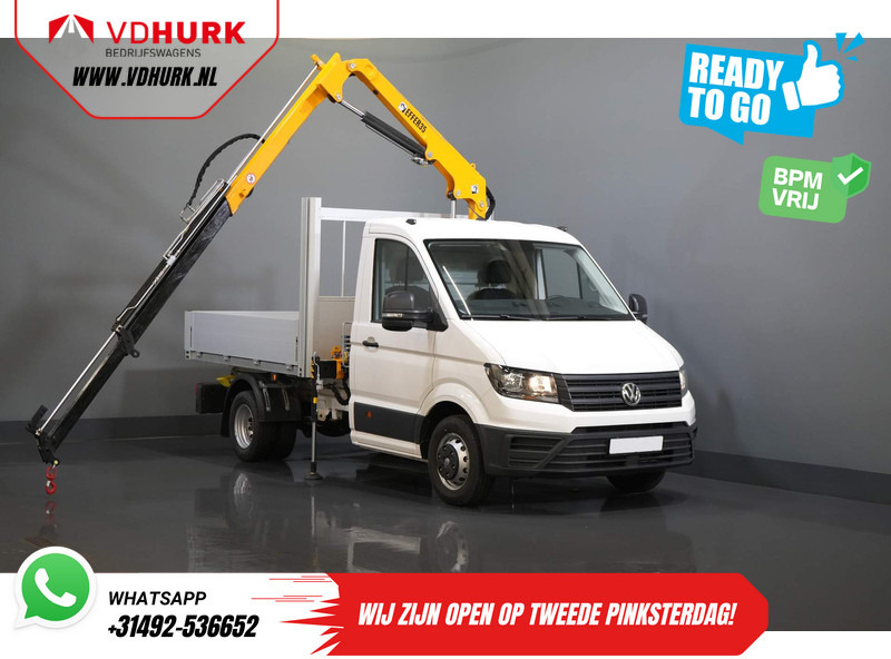 Volkswagen Crafter 50 165 pk Effer 352S Kraan/ Crane/ Kran/ Autokran/ PTO/ Open laadbak/ Dubbel Lucht - Utilitaire plateau: photos 1 Volkswagen Crafter 50 165 pk Effer 352S Kraan/ Crane/ Kran/ Autokran/ PTO/ Open laadbak/ Dubbel Lucht - Utilitaire plateau: photos 1