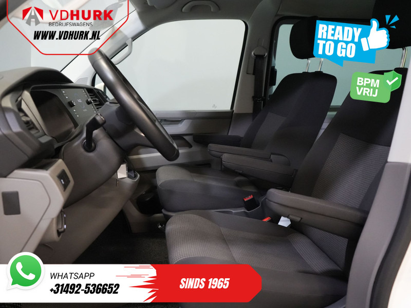 Fourgonnette, Utilitaire double cabine Volkswagen Transporter 2.0 TDI 150 pk Aut. L2 DC Dubbel Cabine BPM VRIJ! Ready2Go 2xSchuifdeur/ Adapt Cruise/ LED/ Standkachel/ Stoelverw./ Carplay/ Ca: photos 12