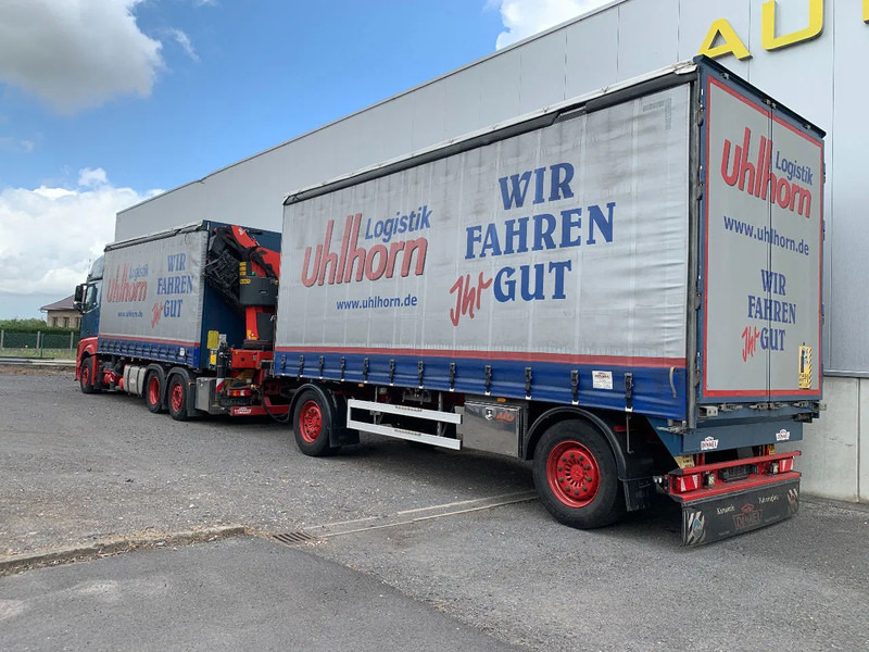 Mercedes-Benz Actros 2548 6X2 + Aanhanger*Palfinger crane*Cruise control*Airco* - Camion à rideaux coulissants, Camion grue: photos 3 Mercedes-Benz Actros 2548 6X2 + Aanhanger*Palfinger crane*Cruise control*Airco* - Camion à rideaux coulissants, Camion grue: photos 3