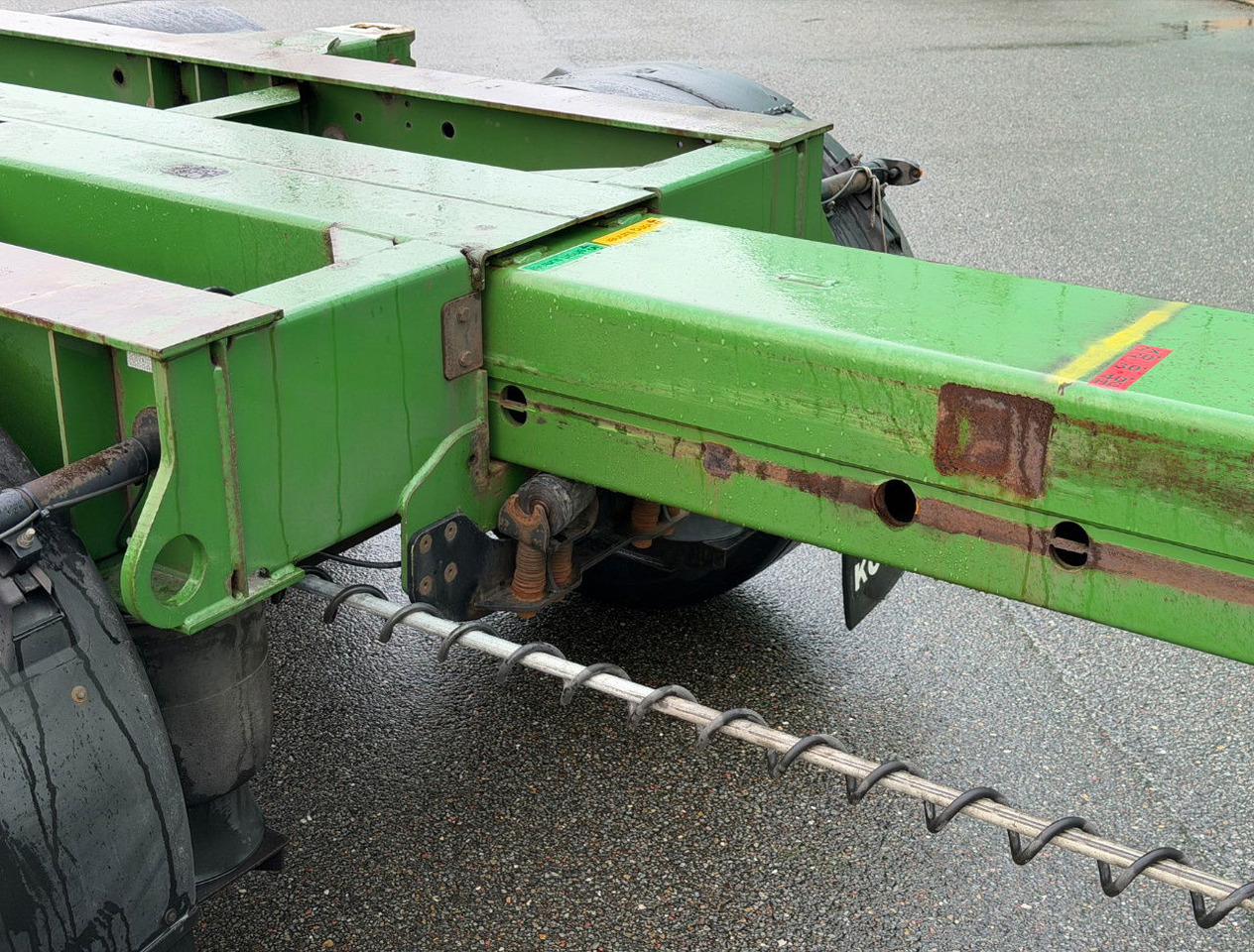 Semi-remorque porte-conteneur/ Caisse mobile Kögel S24-2 Back Slider Lift Axle Disc Brakes 3 Pieces Available NL-Trailer: photos 13