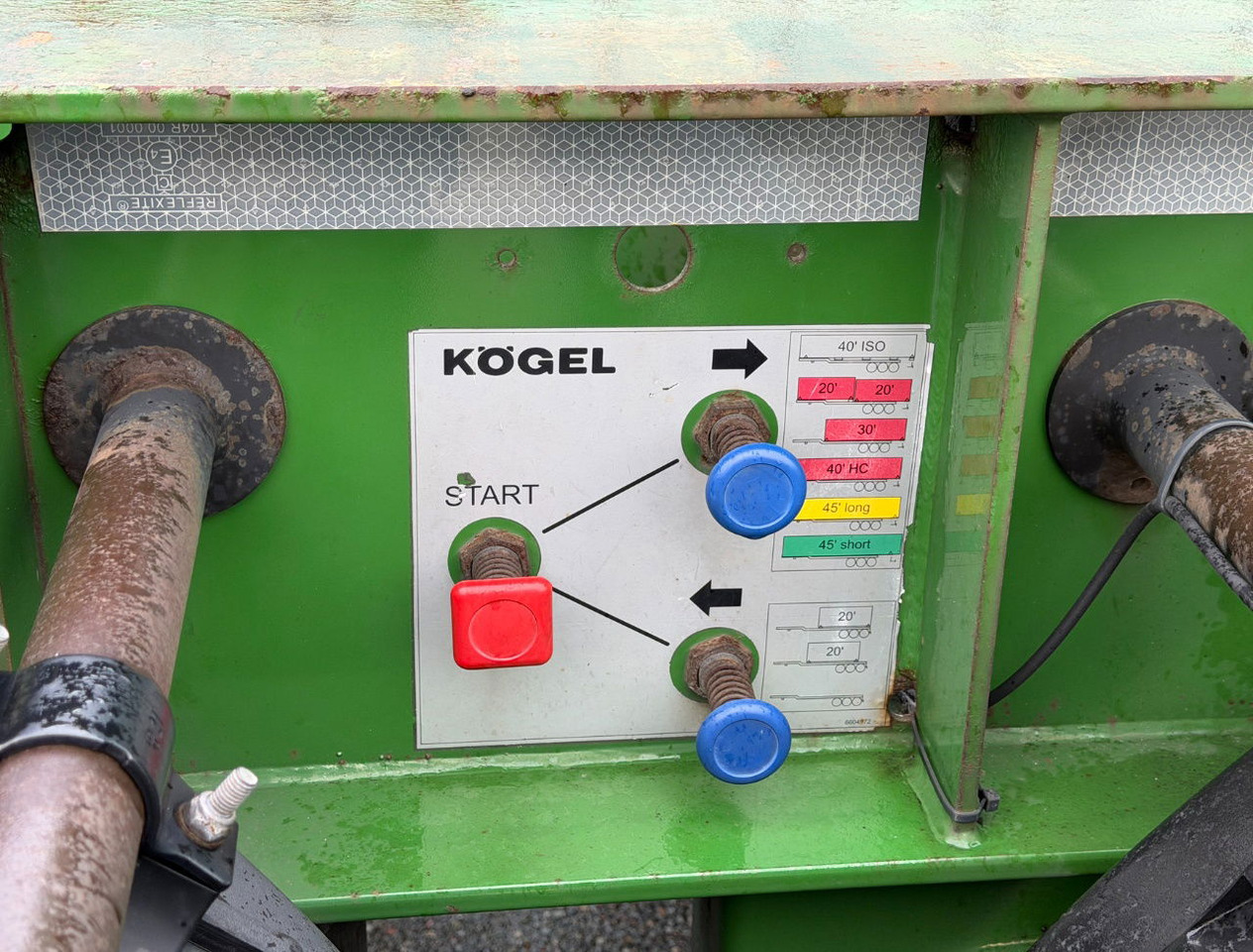 Semi-remorque porte-conteneur/ Caisse mobile Kögel S24-2 Back Slider Lift Axle Disc Brakes 3 Pieces Available NL-Trailer: photos 19