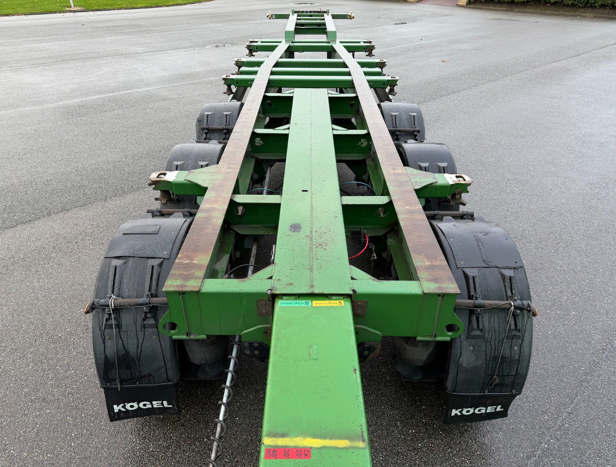 Semi-remorque porte-conteneur/ Caisse mobile Kögel S24-2 Back Slider Lift Axle Disc Brakes 3 Pieces Available NL-Trailer: photos 15